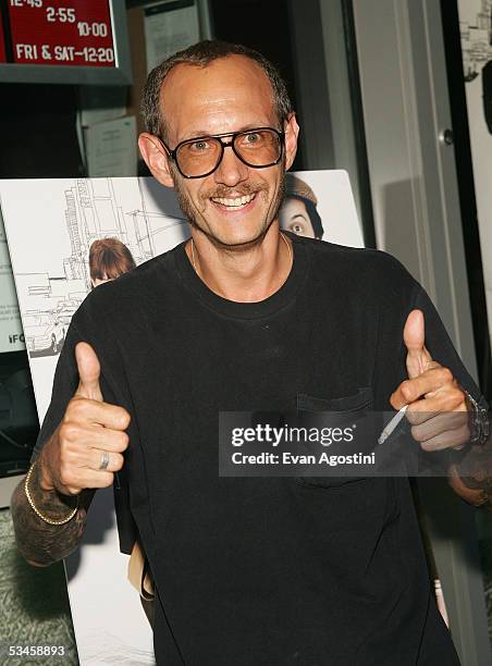 Photographer Terry Richardson attends IFC Films premiere of "The Baxter" at the IFC Theater August 24, 2005 in New York City.