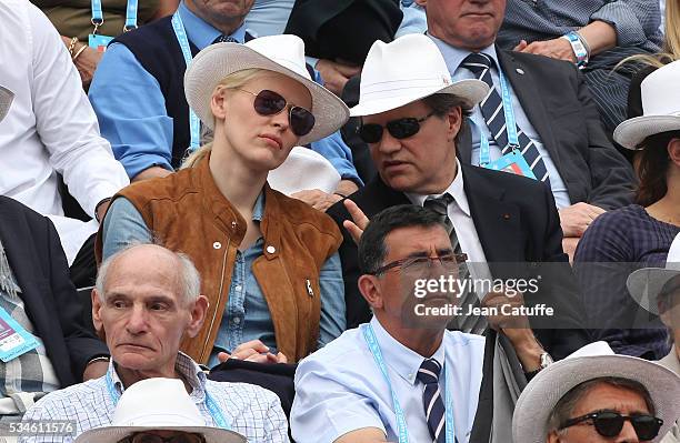 Anna Sherbinina attends day 5 of the 2016 French Open held at Roland-Garros stadium on May 26, 2016 in Paris, France.