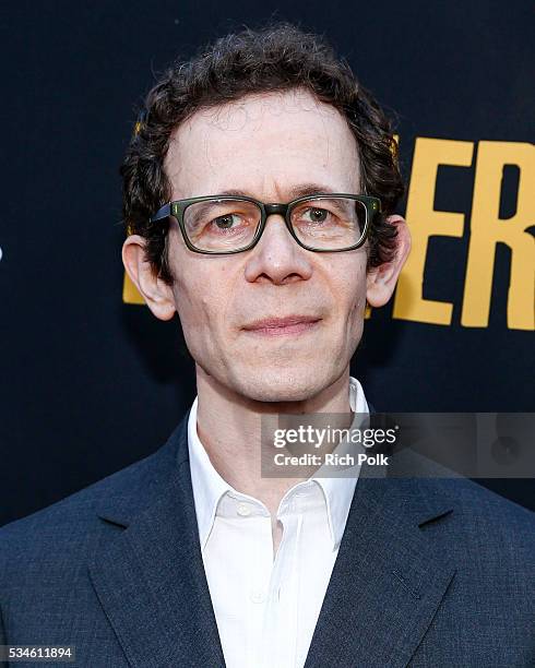 ActorAdam Godley arrives at the "Powers" Premiere at ArcLight Cinemas on May 26, 2016 in Culver City, California.