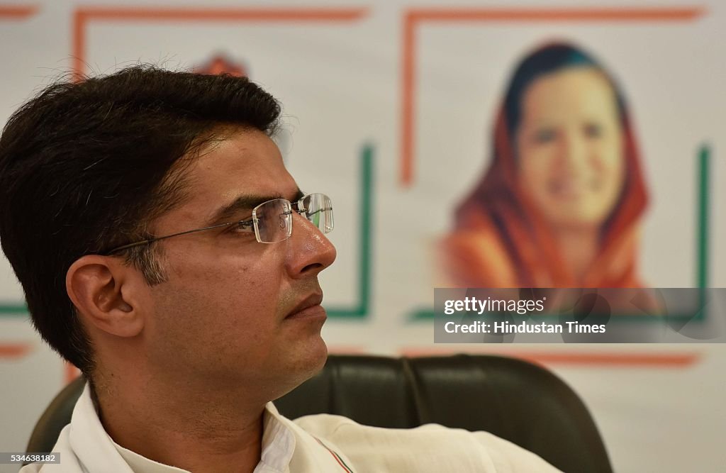 Congress Leader Sachin Pilot Addresses Press Conference, Slams BJP