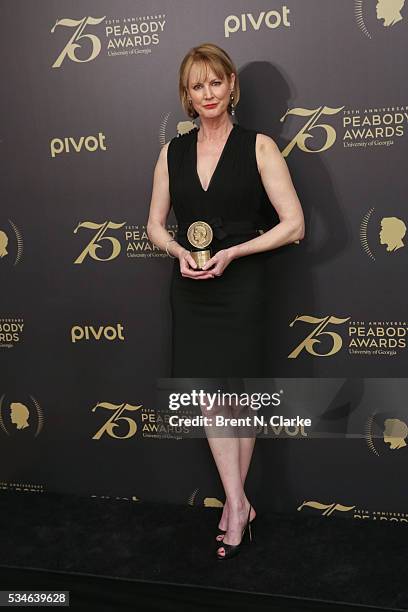 Official recipient for "Marvel's Jessica Jones", Creator/showrunner Melissa Rosenberg poses for photographs in the press room during the 75th Annual...