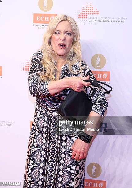 Hamburg, GERMANY Anke Helfrich attends the Echo Jazz 2016 - Arrivals on May 26, 2016 in Hamburg, Germany.