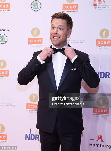 Hamburg, GERMANY Tom Gaebel attends the Echo Jazz 2016 - Arrivals on May 26, 2016 in Hamburg, Germany.