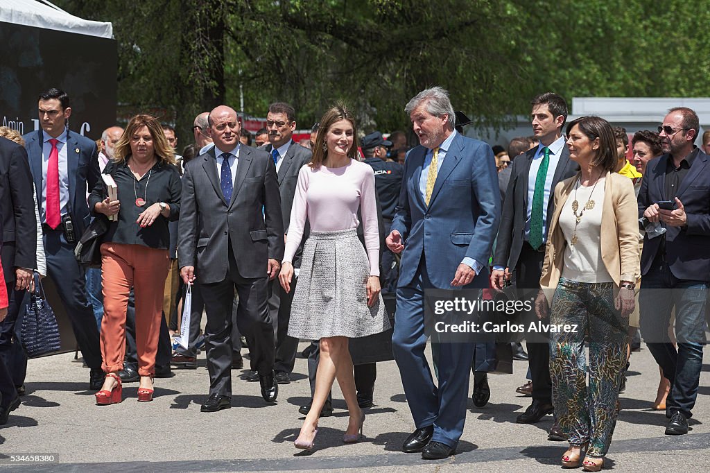 Queen Letizia attends the Opening of Madrid Book Fair