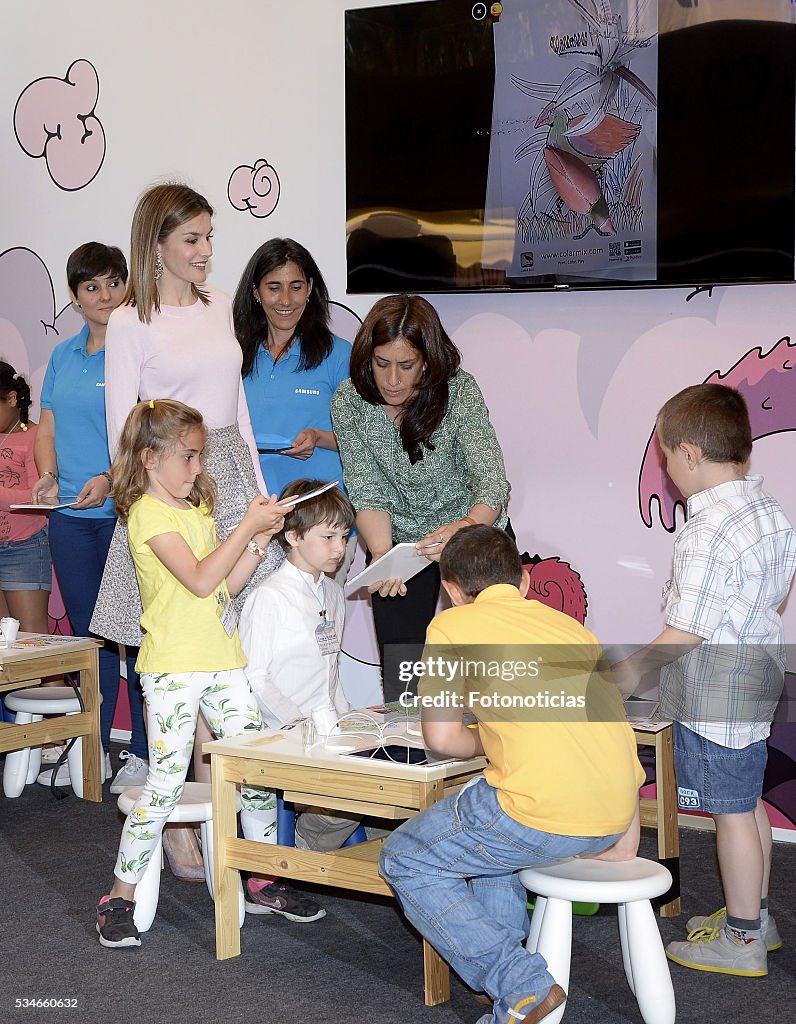 Queen Letizia attends the Opening of Madrid Book Fair