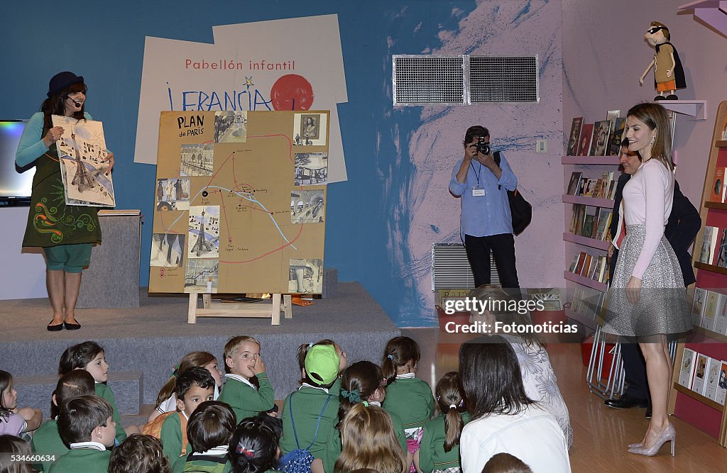 Queen Letizia attends the Opening of Madrid Book Fair