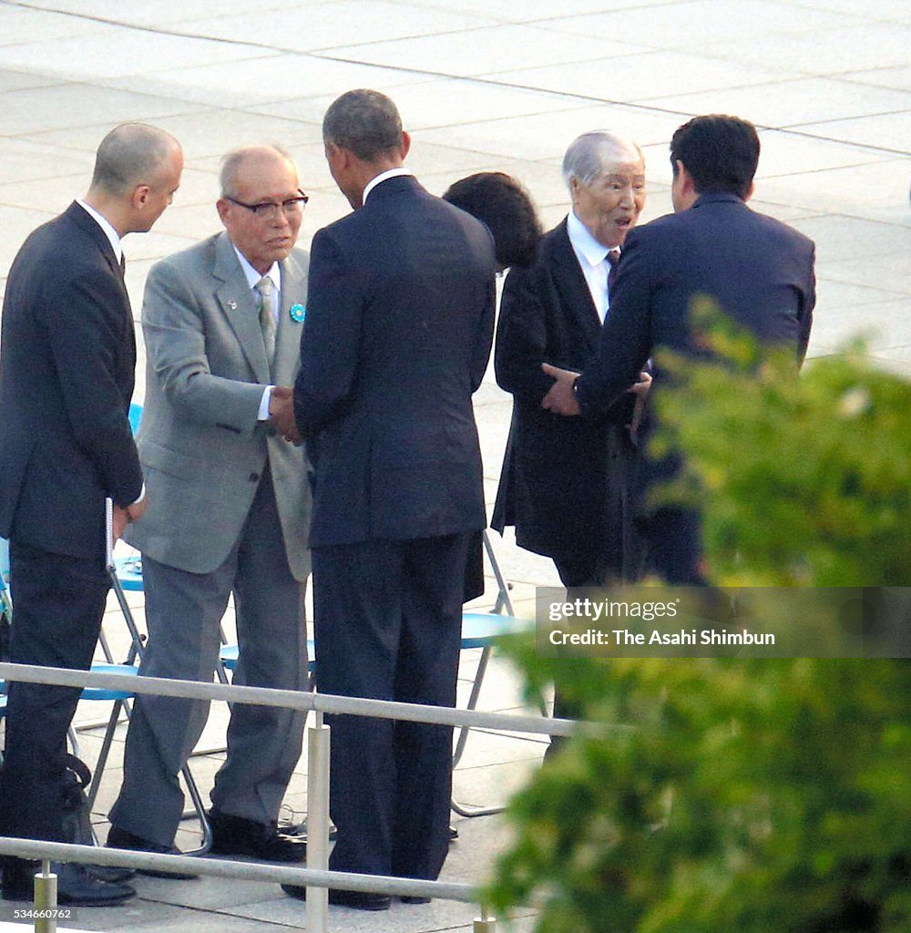 U.S. President Barack Obama Visits Hiroshima