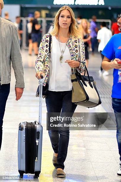 Svenja Kahn is seen on May 27, 2016 in Milan, Italy.