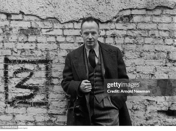 Portrait of French photographer Henri Cartier-Bresson, January 7 in New York City.