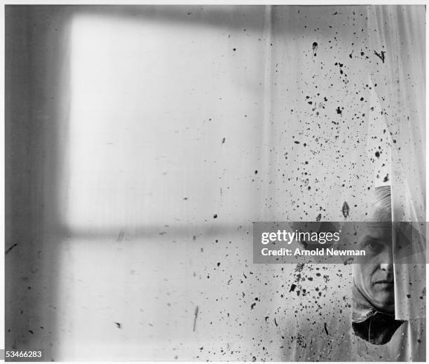Portrait of Willem De Kooning, Abstract Expressionist painter, May 25, 1959 in New York City.