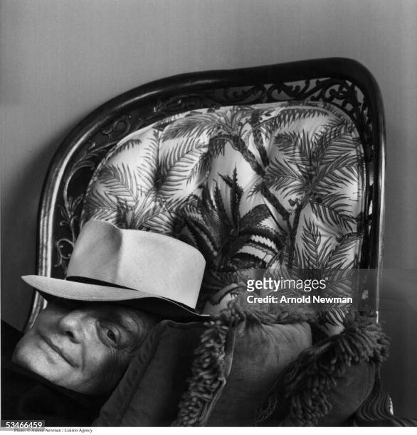 Portrait of American author Truman Capote June 28, 1977 in New York City. Capote is best known for such novels as 'In Cold Blood' and 'Breakfast at...