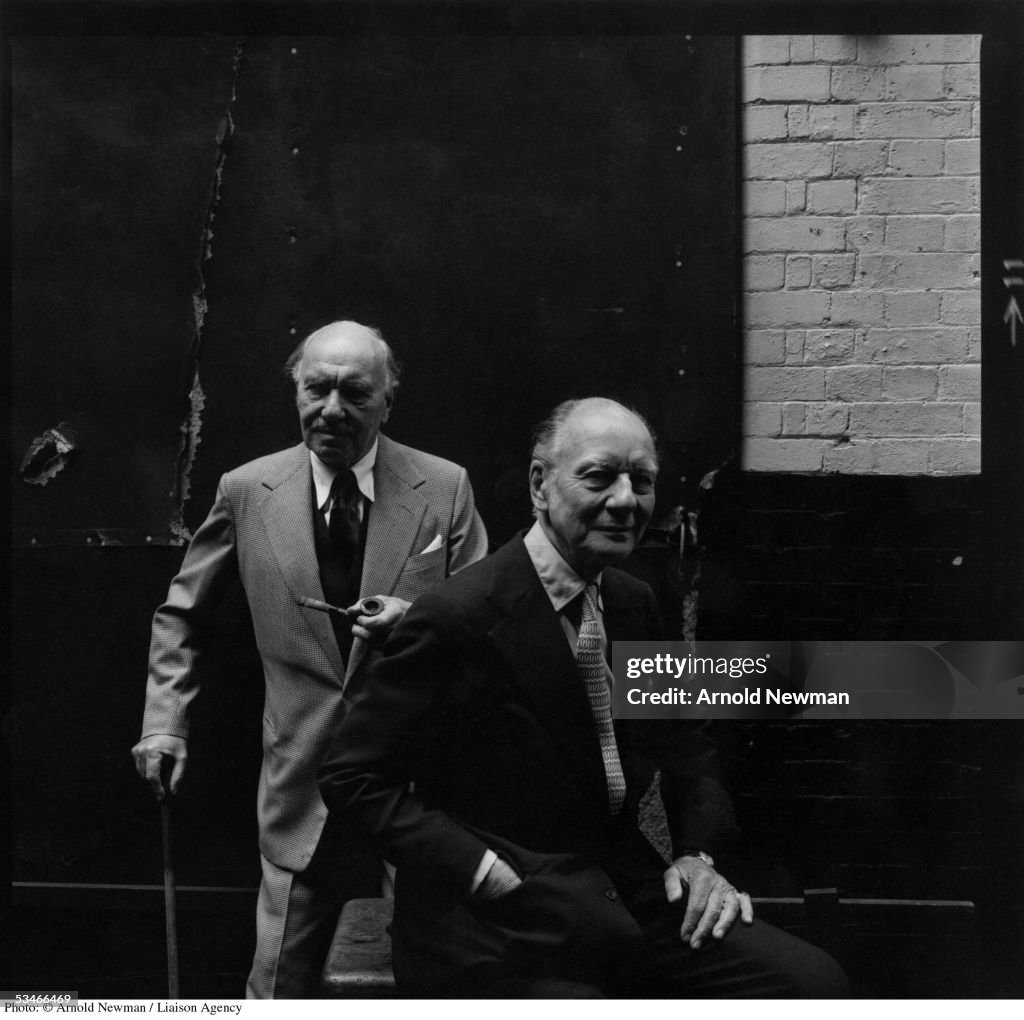 Portrait Of Sir John Gielgud and Sir Ralph Richardson