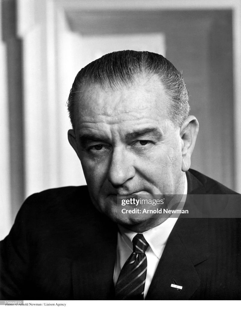 Lbj Portrait of US President Lyndon B Johnson at the White House December ...