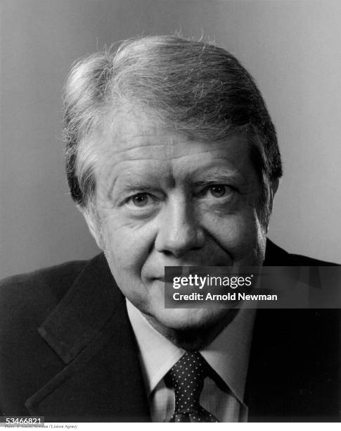 Portrait of Jimmy Carter, former Georgia governor and future President of the United States, October 29, 1976 in Washington DC.