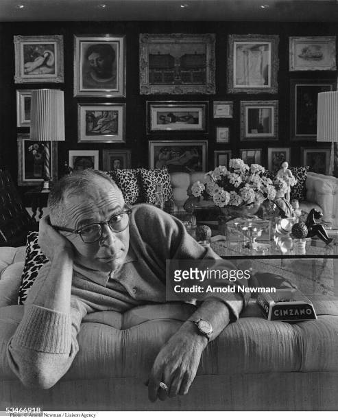 Film director Billy Wilder poses for a portrait January 20, 1962 in Los Angeles, CA. Wilder is best known for the films 'The Lost Weekend,' 'Sunset...