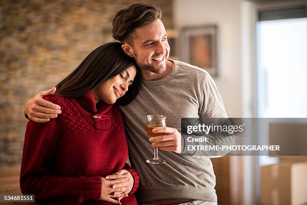 happy couple having a toast - honors 2015 arrivals stock pictures, royalty-free photos & images