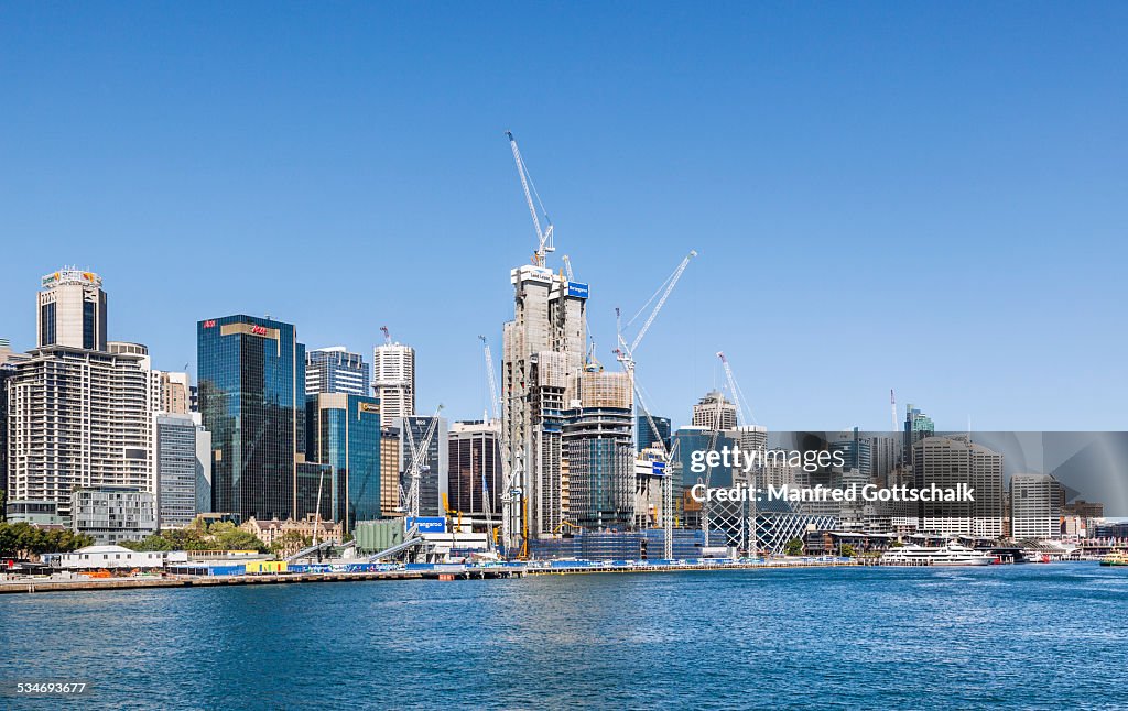 Barangaroo South construction site