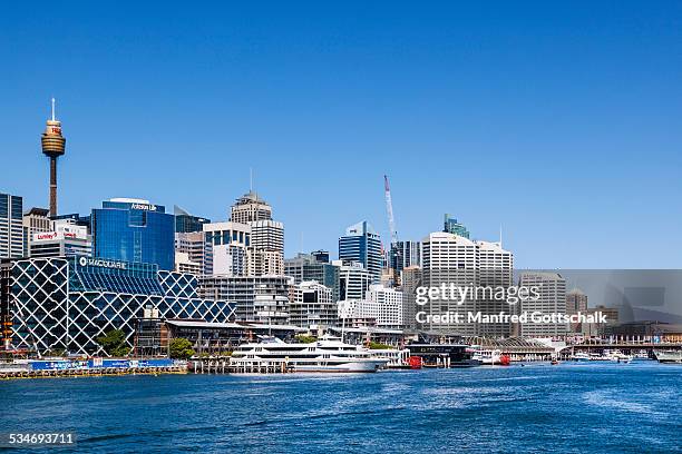 king street wharf darling harbour - ports nsw stock pictures, royalty-free photos & images