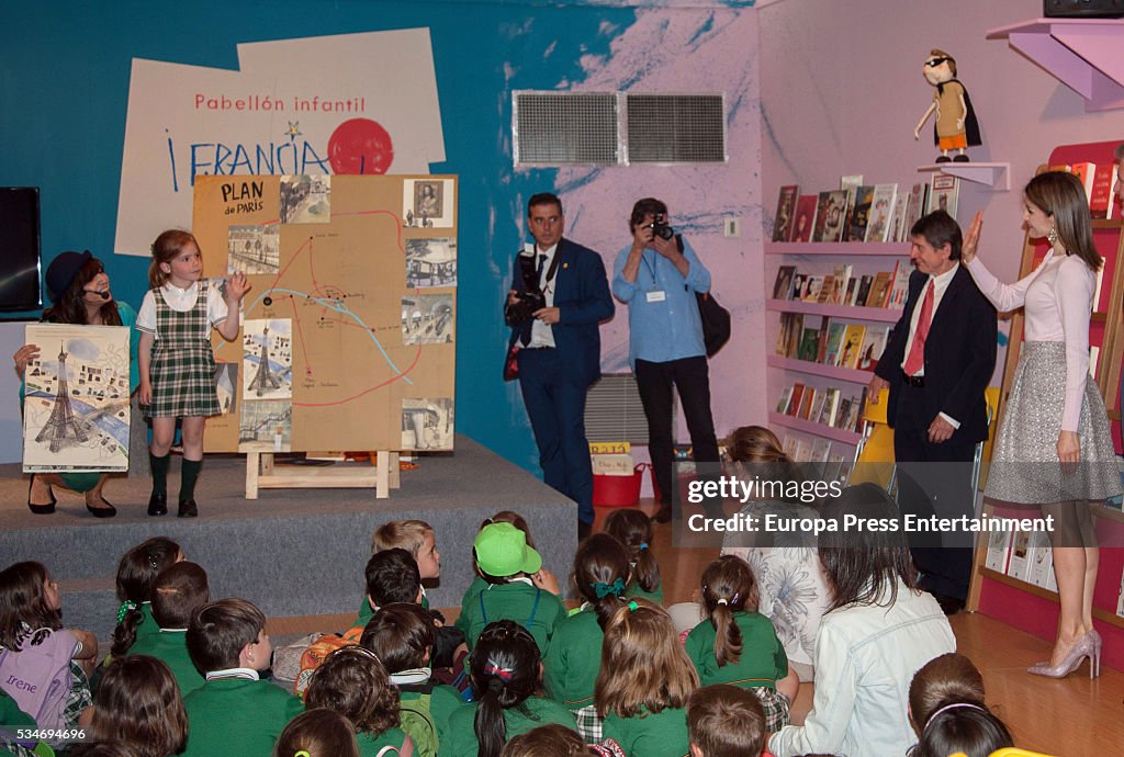 Queen Letizia attends the Opening of Madrid Book Fair