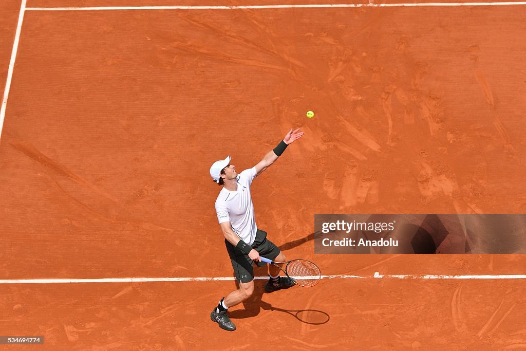2016 French Open third round match - Ivo Karlovic  vs Andy Murray