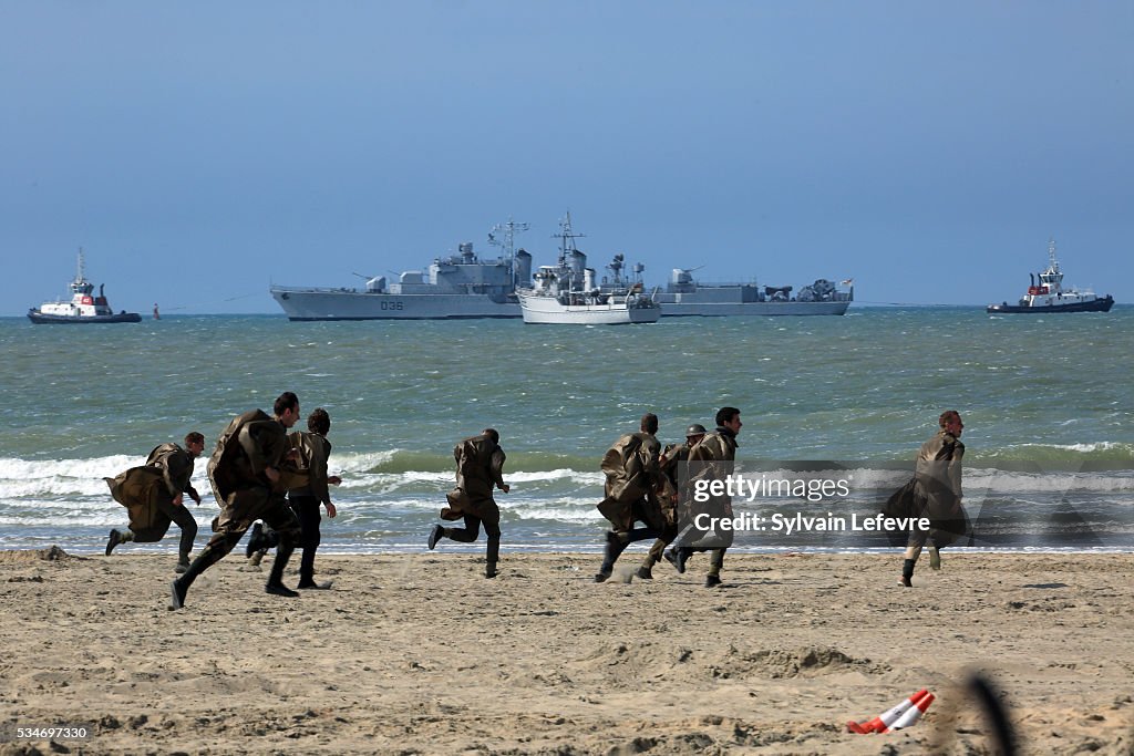 Ambiance on set of "Dunkirk", A Film Directed by Christopher Nolan