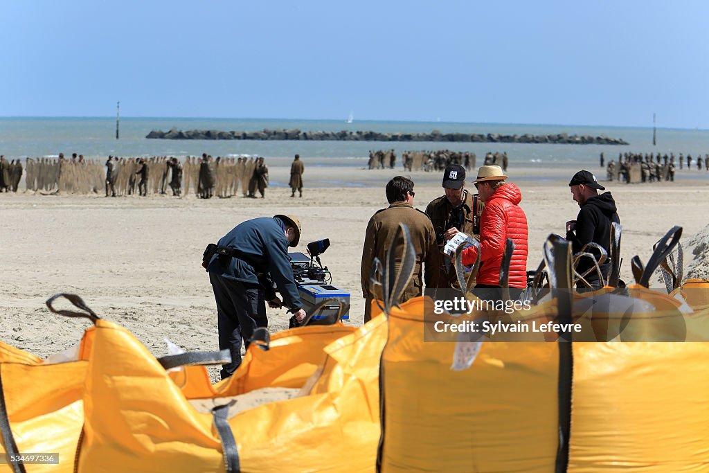 Ambiance on set of "Dunkirk", A Film Directed by Christopher Nolan
