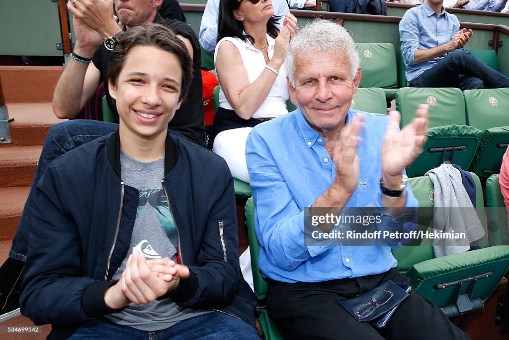 Celebrities at French Open 2016 - Day Six