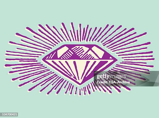 diamond - gemstone stock illustrations