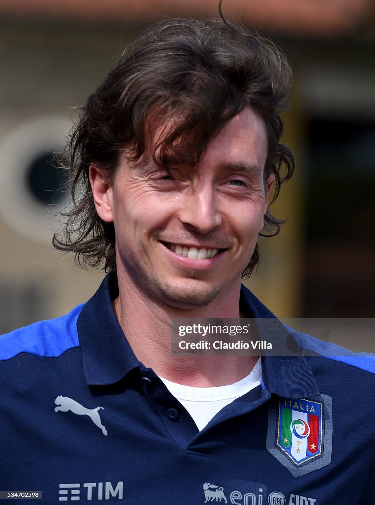 Italy Training Session And Press Conference