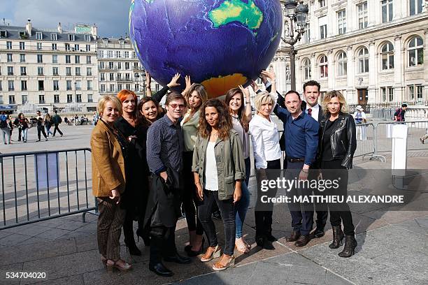 Presenters Dominique Schibli, Celine Da Costa, Anais Baydemir, Laurent Romejko, Eleonore Boccara, Myriam Seurat, Marlene Duret, Evelyne Dheliat, Loic...