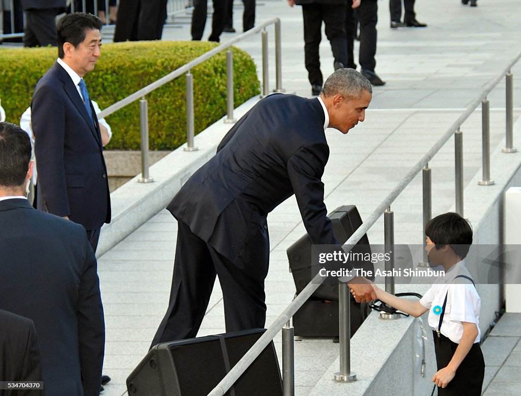 U.S. President Barack Obama Visits Hiroshima