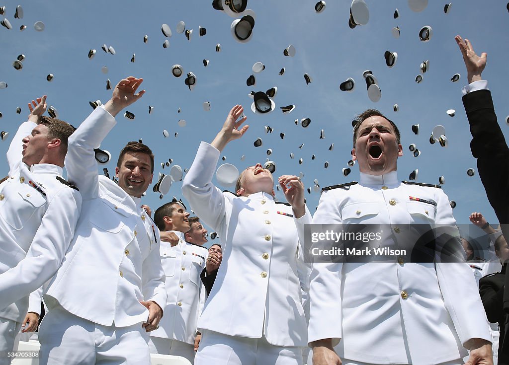 U.S. Naval Academy Holds Commencement Ceremony