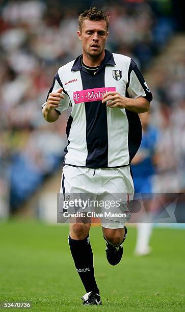 Geoff Horsfield of West Bromwich Albion in action during the FA Barclays Premiership match between West Bromwich Albion and Birmingham City at The...