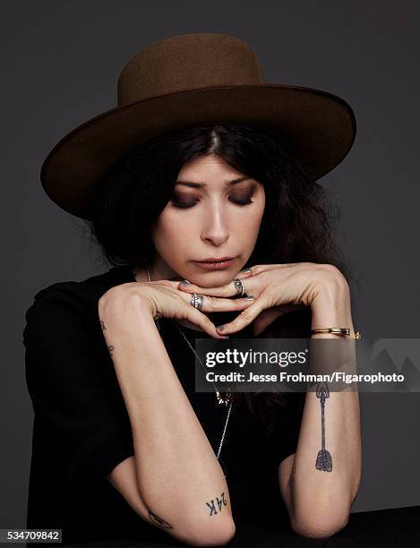 Jewelry designer Pamela Love is photographed for Madame Figaro on November 10, 2015 in New York City. Jewelry . PUBLISHED IMAGE. CREDIT MUST READ:...
