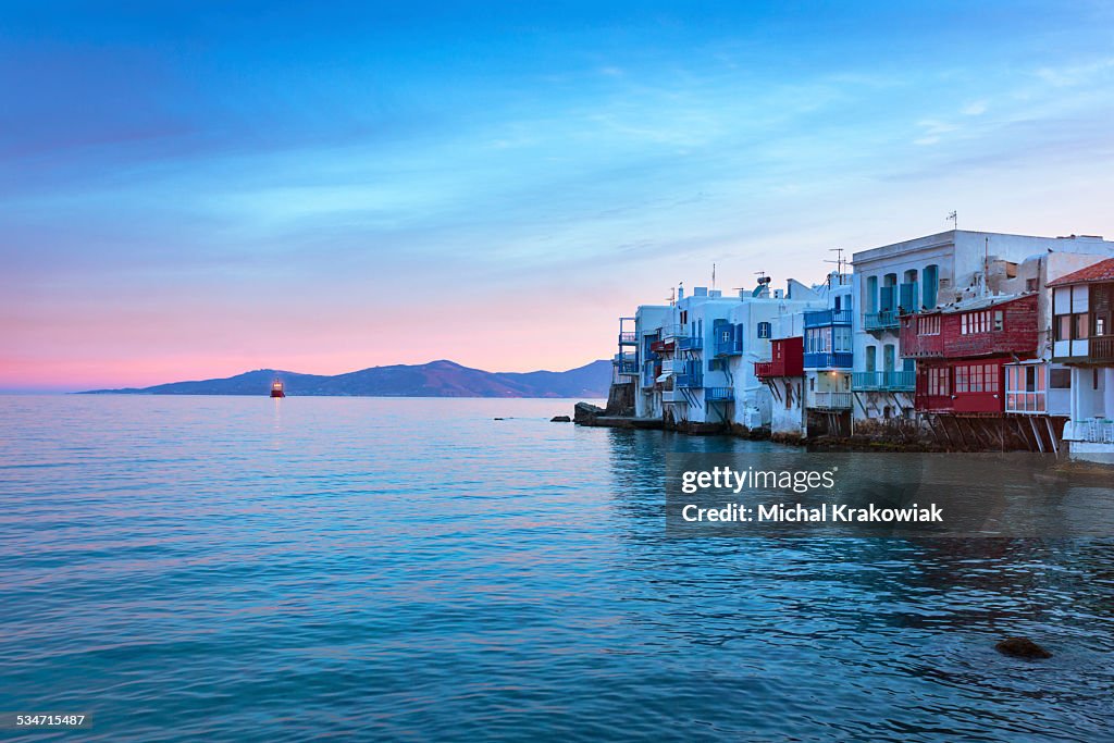 Little Venice on Mykonos, Greece