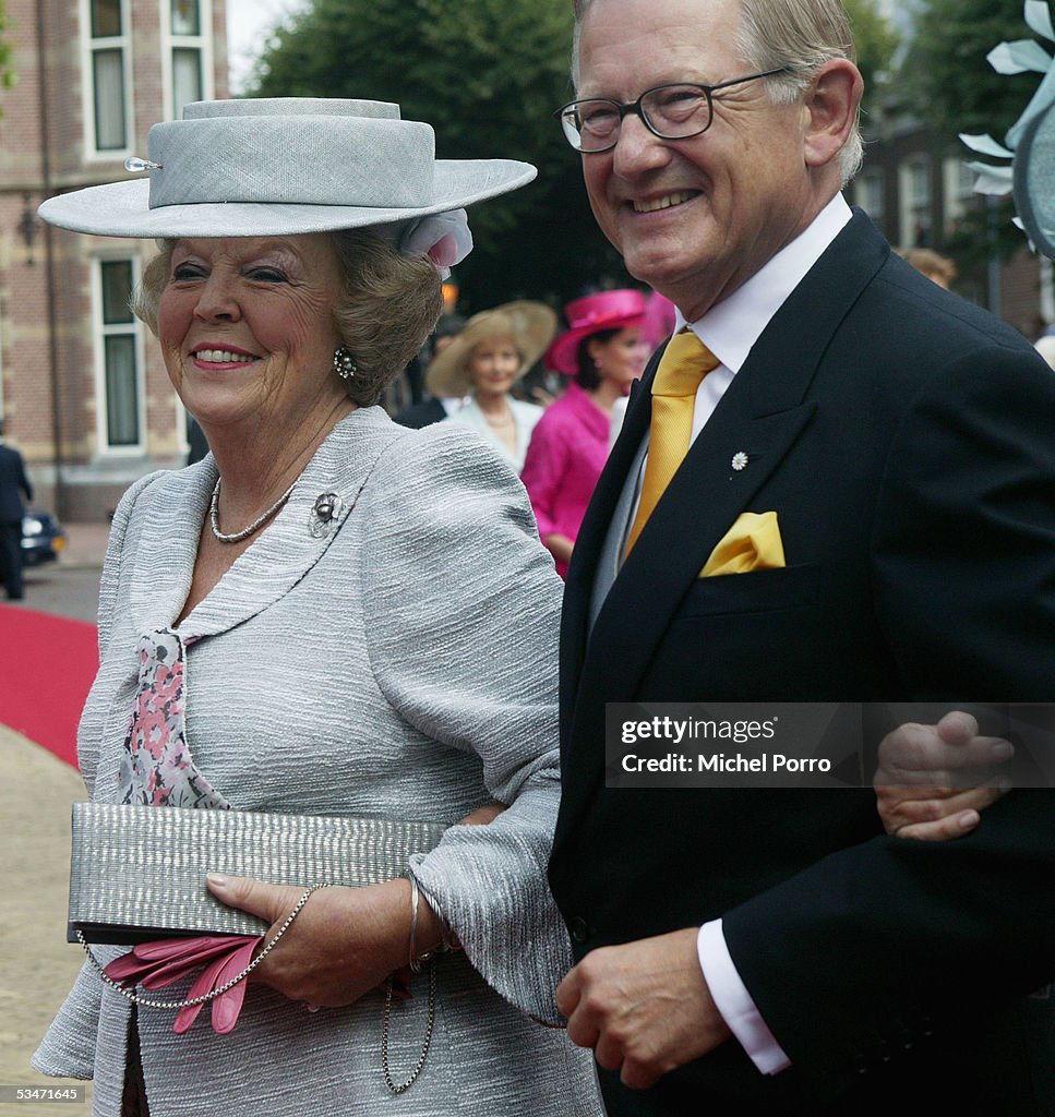 Church Wedding Of Dutch Prince Pieter-Christiaan & Anita Van Eijk