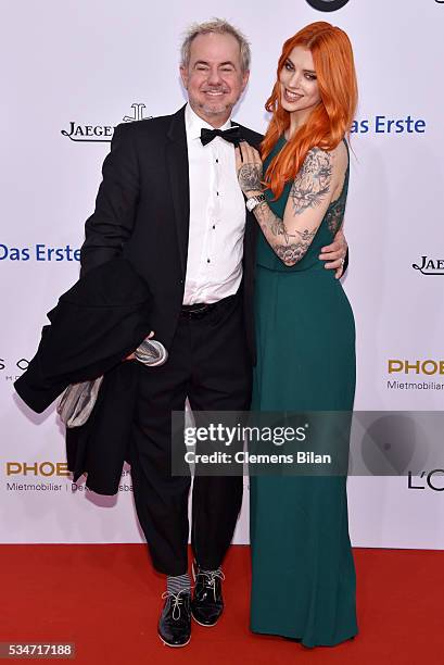 Helmut Zerlett and his daughter Jana Zerlett attend the Lola - German Film Award on May 27, 2016 in Berlin, Germany.