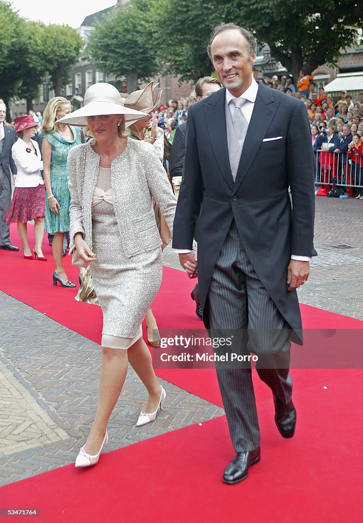 Church Wedding Of Dutch Prince Pieter-Christiaan & Anita Van Eijk