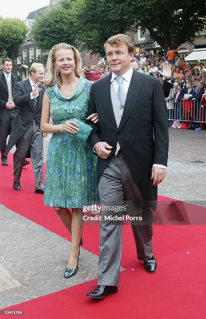 Church Wedding Of Dutch Prince Pieter-Christiaan & Anita Van Eijk