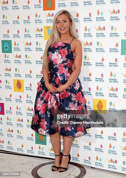 Samantha Harvey arrives for Star Chase Children's Hospice Event at The Dorchester on May 27, 2016 in London, England.