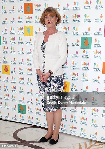 Samantha Bond arrives for Star Chase Children's Hospice Event at The Dorchester on May 27, 2016 in London, England.