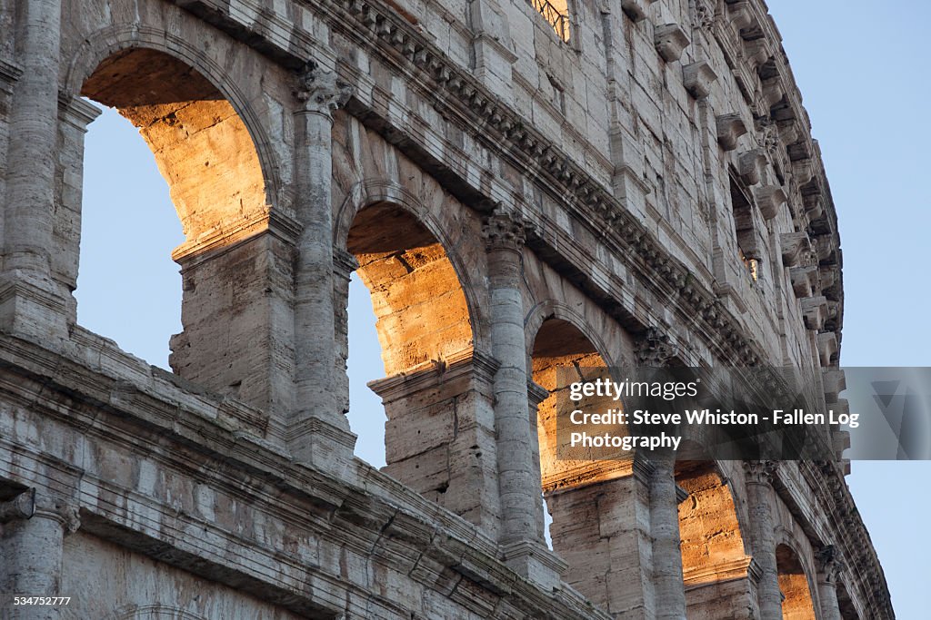 Sunrise On The Colosseum Rome High-Res Stock Photo - Getty Images