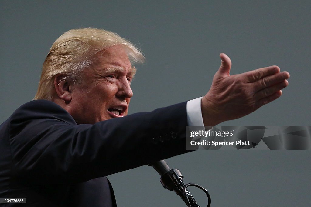 Republican Presidential Candidate Donald Trump Holds Rally In San Diego