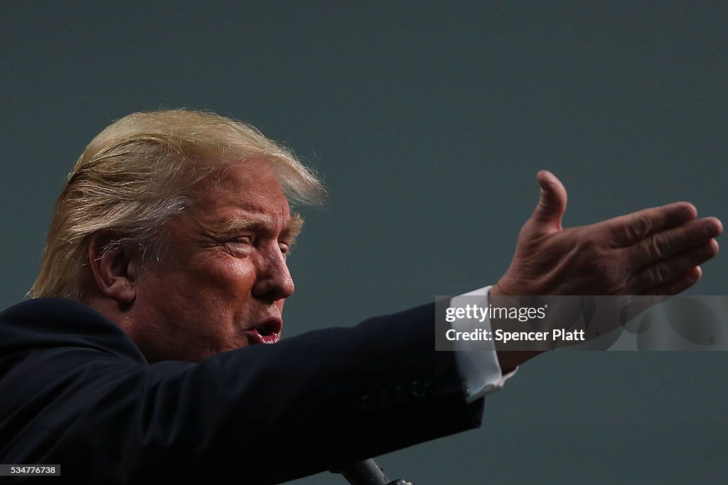 Republican Presidential Candidate Donald Trump Holds Rally In San Diego
