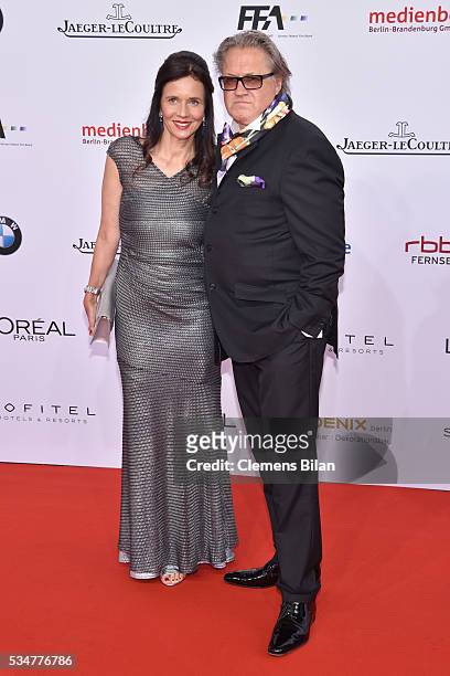 Michael Brandner and his wife Karin Brandner attend the Lola - German Film Award on May 27, 2016 in Berlin, Germany.