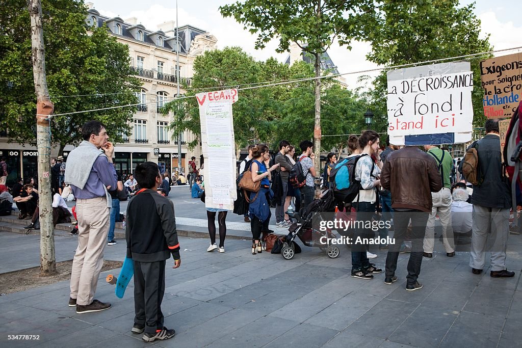 'Nuit Debout' in Paris