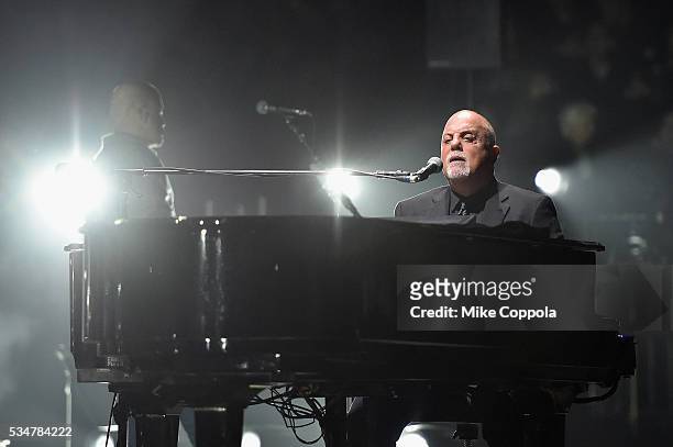 Billy Joel performs in concert at Madison Square Garden on May 27, 2016 in New York City.
