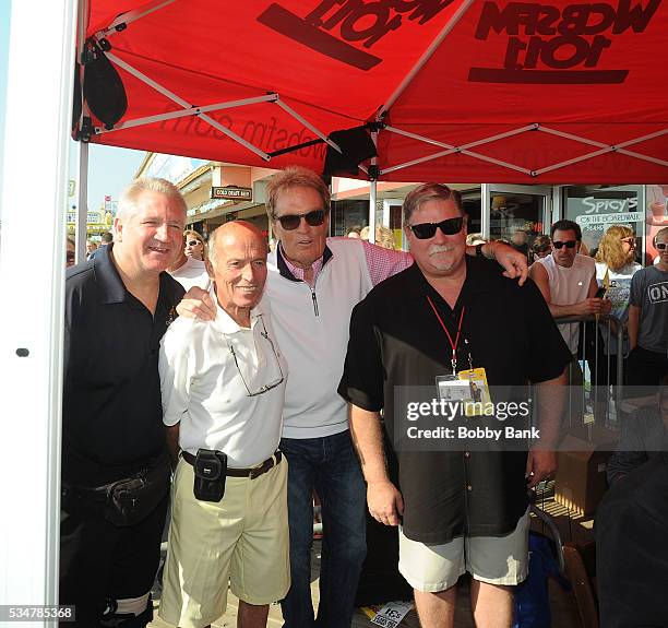 Seaside Heights Chief of Police Tommy Boyd, Mayor Anthony Vaz; Scott Shannon and Michael Loundy attends the WCBS-FM & Scott Shannon In The Morning...