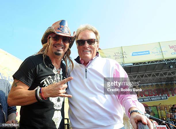 Bret Michaels and Scott Shannon attend the WCBS-FM & Scott Shannon In The Morning Summer Blast Off 2016 at Seaside Heights Boardwalk on May 27, 2016...