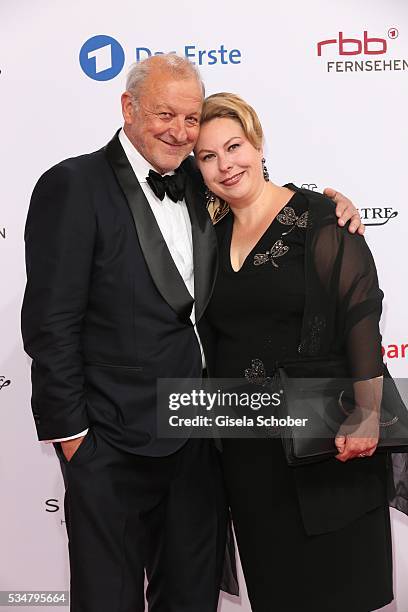 Leonard Lansink and his wife Maren Muntenbeck during the Lola - German Film Award 2016 on May 27, 2016 in Berlin, Germany.
